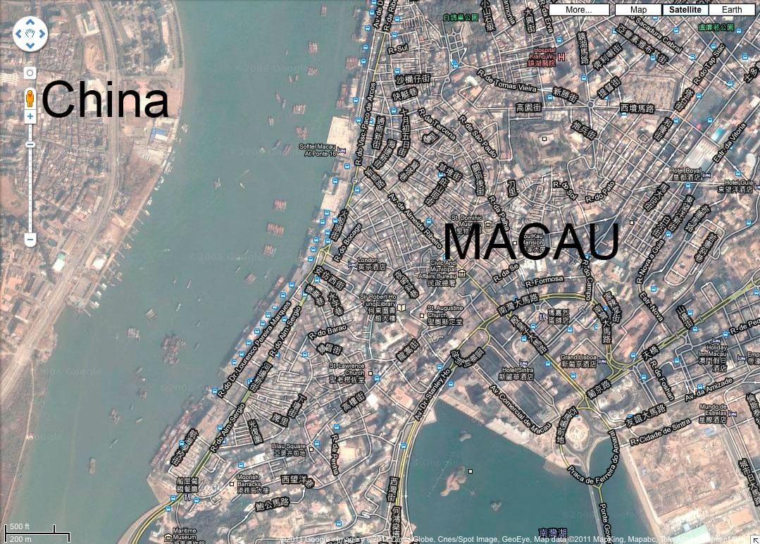 karta San malo Makao