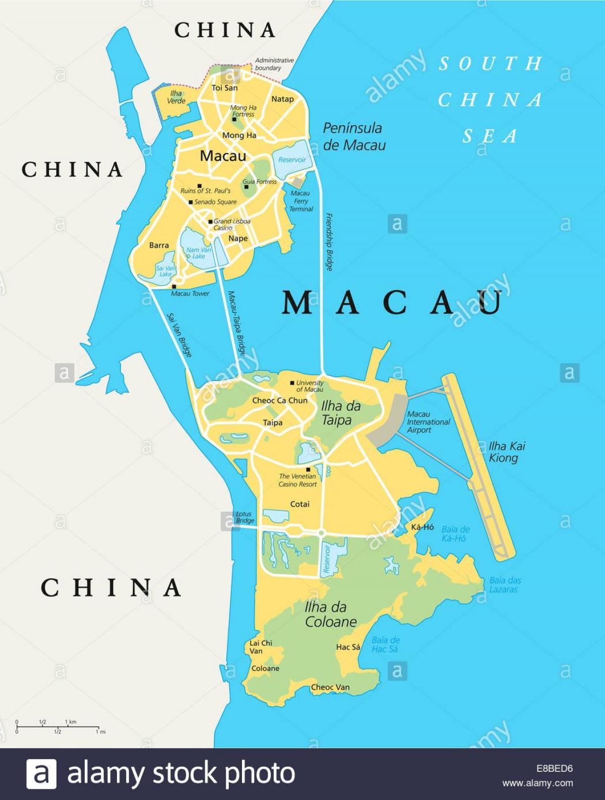 Makao-Kina kartica