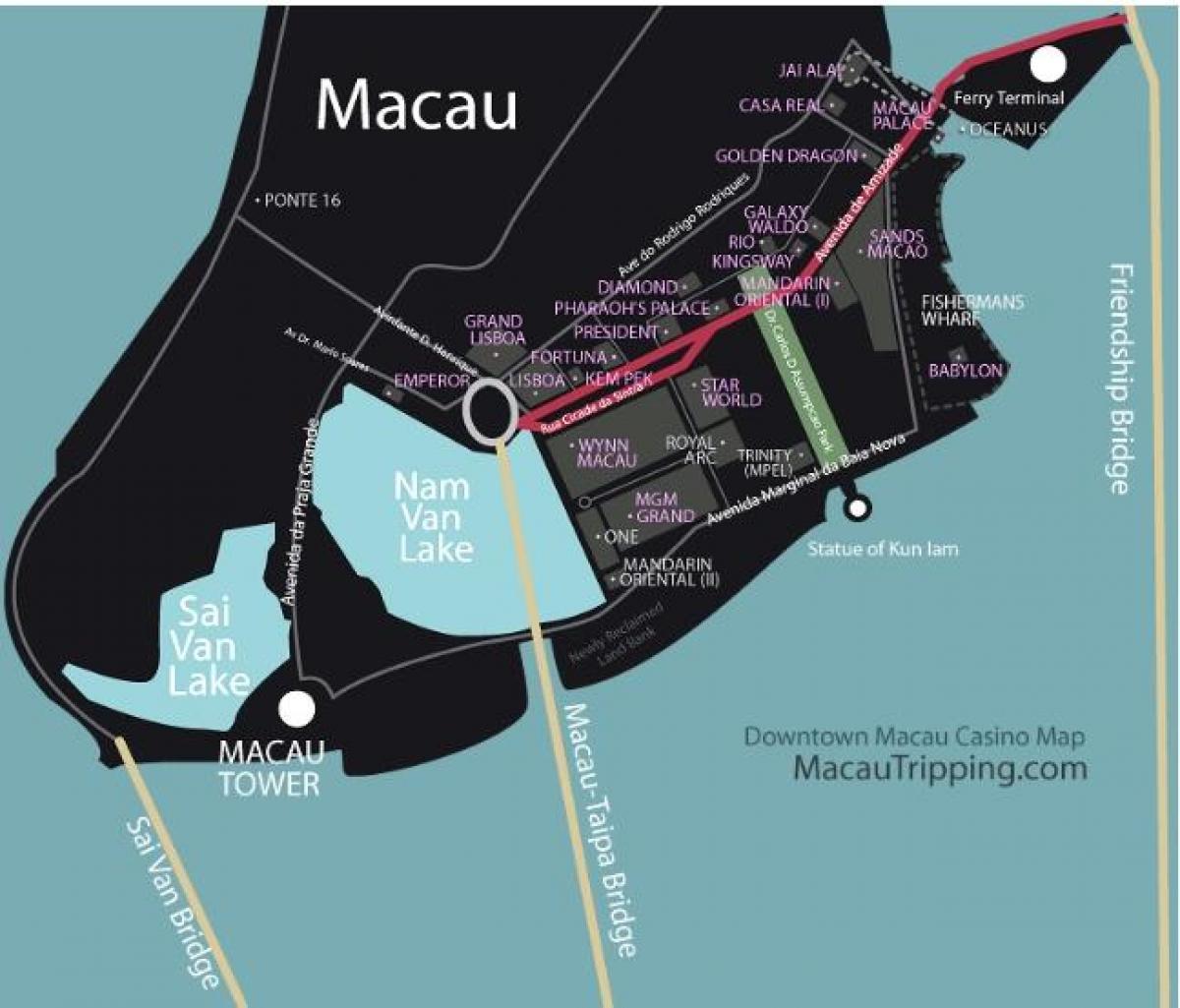 map MGM Macau