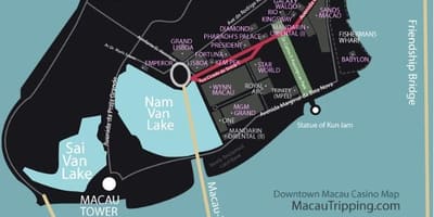 Map MGM Macau