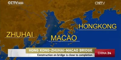 Hong kong most Makao karti