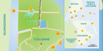 Karta Makao otok