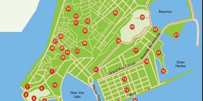 Znamenitosti Macau na karti