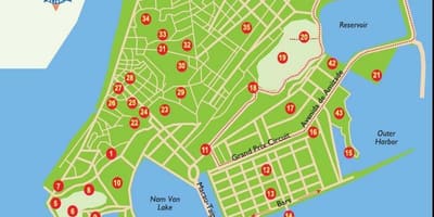 Znamenitosti Macau na karti